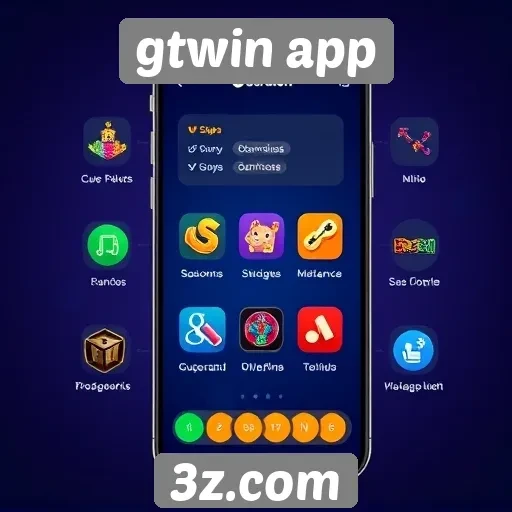 Exploração das funcionalidades do site gtwin app