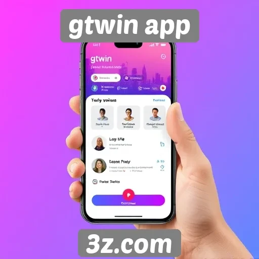 interface do gtwin app é amigável e intuitiva